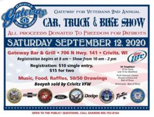 flyer for car truck and bike show
