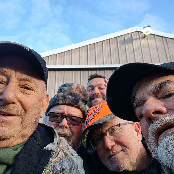 friends at 2023 Bow Hunt